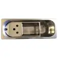 PORTIONIERERSPÜLE (EISDIELEN) - ÜBERLAUF - ABLAUFLOCH: 2 cm - ABMESSUNGEN in mm (B x T x H): 265 x 110 x 120