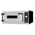 ELEKTRO-PIZZAOFEN - MECHANISCHE BEDIENUNG - Mod. TRAYS 4 - 1 Backkammer - Backfläche oder gesamte Kammer aus Schamottstein - Backkammermaße in cm (BxTxH): 82 x 84 x 17,5 - Kapazität: Anzahl Pizzen insgesamt 4 (Ø cm 40)/2 Backbleche 60x40 cm - Leistung 6,9