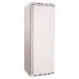 KÜHLSCHRANK AUS LACKIERTEM BLECH UND ABS-KUNSTSTOFF - STATISCHE KÜHLUNG - ECO - Mod. G-ER400 - 1 TÜR - Bruttokapazität: 350 LITER - TEMPERATUR: +2º/+8ºC - Abmessungen in cm (B x T x H): 60 X 58,5 X 185,5 - EG-NORM