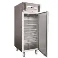 KÜHLSCHRANK AUS EDELSTAHL AISI 304  - FÜR EISDIELEN - UMLUFTKÜHLUNG - Mod GE800BT - Bruttokapazität: 737 LITER - 1 TÜR - TEMPERATUR: -10º/-22ºC - Abmessungen in cm. (B x T x H): 74 x 99 x 201 - EG-NORM