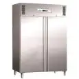 KÜHLSCHRANK AUS EDELSTAHL AISI 304 - UMLUFTKÜHLUNG - Mod. G-GN1410TN - GASTRONORM 2/1 (65 x 53 cm) - 2 TÜREN - Bruttokapazität: 1325 LITER - TEMPERATUR: -2°/+8°C - Abmessungen in cm. (B x T x H): 148 x 83 x 201 - EG-NORM