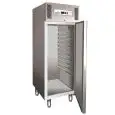 KÜHLSCHRANK AUS EDELSTAHL AISI 304 - FÜR KONDITOREIWAREN - UMLUFTKÜHLUNG -  Mod. G-PA800BT - Bruttokapazität: 737 LITER - 1 TÜR - TEMPERATUR: -10º/-22ºC - Abmessungen in cm. (B x T x H): 74 x 99 x 201 - EG-NORM