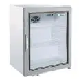 MINIBARKÜHLSCHRANK AUS LACKIERTEM BLECH - STATISCHE KÜHLUNG - Mod. G-SC100G - NUTZVOLUMEN: 115 LITER - 1 GLASTÜR - TEMPERATUR: +2°/+8°C - Abmessungen in cm (B x T x H): 62 x 54,3 x 69 - EG-Norm