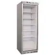 KÜHLSCHRANK AUS EDELSTAHL - STATISCHE KÜHLUNG - ECO - Mod. G-EF400GSS - 1 GLASTÜR - NUTZVOLUMEN: 350 LITER - TEMPERATUR: -18º/-22ºC - Abmessungen in cm. (B x T x H): 60 x 58,5 x 185,5 - EG-NORM