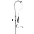 GESCHIRRWASCHBRAUSE OHNE MISCHBATTERIE Mod. 00981125 - mit Wasserhahn - schwarze Farbe - Höhe: 120 cm - max. Betriebsdruck: 5 bar