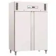 KÜHLSCHRANK AUS LACKIERTEM BLECH UND ALUMINIUM - STATISCHE KÜHLUNG - Mod. G-GNB1200TN -  GASTRONORM 2/1 (65 x 53 CM) - 2 TÜREN - Bruttokapazität: 1104 LITER - TEMPERATUR: +2°/+8°C - Abmessungen in cm (B x T x H): 134 X 80 X 201 - EG-NORM