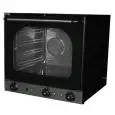 ELEKTRO KONVEKTIONSOFEN MIT BEFEUCHTER - Mod. S 4 ECO - für Gastronomiebetriebe, Bäckereien und Konditoreien - Innen-und Außenstruktur aus galvanisiertem Blech - Kapazität: 4 Aluminiumbleche im Format: 44x31,5 cm - Leistung: 4670 W - einphasiger Anschluss