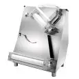 PIZZATEIGAUSROLLMASCHINE - 2 ROLLEN (obere Rolle geneigt) - Mod. FI 42 - AUTOMATISCHER START DURCH SENSOREN - Rollenlänge: 420 mm - Leistung 0,5 hp - 370W 230V/1/50Hz - CE-Kennzeichnung