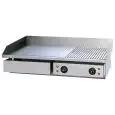 ELEKTRO-GRILLPLATTE-TISCHGERÄT - Mod. GHN 75RL - Platte: 2/3 glatt und 1/3 gerillt - Kochfläche: 72,5x40 cm - Leistung: 4,4 kW - einphasiger Anschluss - Produktmaße in cm (B  x T x H): 73,5 x 53 x 24,5 - EG-Norm
