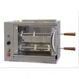 Multigrill - Gas - Mod. CGV2 - tragende Struktur aus Edelstahl - 1 Radialbrenner mit Sicherheitsventil - 2 + 1 spada inox - Anschlusswert:  230V Einphasenwechselstrom- Leistung 3,5 KW - Produktmaße (B x T x H): 58,7 X 31,5 X 46,5 - CE-Norm