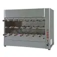 Elektro-Churrascogrill - Mod. CHURRASCO/CM20E - unabhängiger Motor je Schwert - 20 Schwerte - Länge: 50 cm - 3 Ebenen - Leistung: 18,23 Kw - Anschlusswert:  Dreiphasenwechselstrom- Produktmaße (B x T x H): 140 x 57 x 90 - CE-Norm