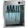 ELEKTRISCHES MESSER-STERILISIERGERÄT, WANDAUSFüHRUNG - ULTRAVIOLETTSTRAHLEN - MOD. SUV 14 - HALTERUNG FÜR 14 MESSER - STRAHLUNGSLeistung: : 1 LAMPE UV/C W 16 - STROMANSCHLUSS 230V EINPHASIG 50/60Hz - ABMESSUNGEN IN CM (B x T x H): 54 X 16 X 64 - EG-NORM