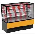 WÄRMEVITRINE - MOD. EVOK HOT - HEISSLUFT-VENTILATION - TEMPERATUR: +65 °C - TIEFE DER AUSLAGEFLÄCHE: 66 CM