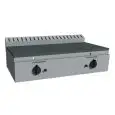 PIADINA-GRILLPLATTE / GAS - Mod. RAH1PKBB - Stahlplatte - 2 Kochflächen - thermische Leistung: 19,8 kW - Produktmaße in cm (BxTxH): 102 x 53 x 25,5 - EG-Norm