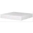 HACKKLOTZ AUS POLYETHYLEN FÜR EDELSTAHLHOCKER - WEISS - MOD. CPE - Dicke 8 cm