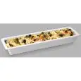 GN SCHALEN AUS WEISSEM MELAMIN GN 2/4 (530 x 162 mm) - BRUCHUNEMPFINDLICH UND LEBENSMITTELECHT - SPÜLMASCHINENFEST
