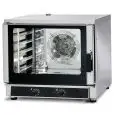 ELEKTRO-KONVEKTIONSOFEN FÜR GASTRONOMIE UND PATISSERIE - MOD. MID 5 MEC - MIT DIREKTER DAMPFEINSPRITZUNG - ANSCHLUSS 400V/3/50Hz DREIPHASIG - LEISTUNG: 6,45 kW - KAPAZITÄT: 5 X (GN 1/1 ; 60X40) - ABMESSUNGEN IN CM (B x T x H): 84 X 91 X 75