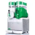 GRANITA/SLUSH-ICE-SPENDER - MOD. ATLAS 2 L - 2 BEHÄLTER - 1 KOMPRESSOR- THERMOSTAT-FUNKTION FÜR KALTE GETRÄNKE - FASSUNGSVERMÖGEN: 15 + 15 Liter - Produktmaße in cm (B x T x H): 46 x 53 x 90 - CE-NORM