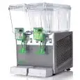 KALTGETRÄNKE-DISPENSER - MOD. EXTRA 12/2 INOX - FÜR GETRÄNKE OHNE KOHLENSÄURE - 2 GETRÄNKE - FASSUNGSVERMÖGEN: 12 x 2 LITER - Produktmaße in cm (B x T x H): 36 x 47 x 57 - CE-NORM