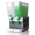 KALTGETRÄNKE-DISPENSER - MOD. EXTRA 20/2 INOX - FÜR GETRÄNKE OHNE KOHLENSÄURE - 2 GETRÄNKE - FASSUNGSVERMÖGEN: 20 x 2 Liter - Produktmaße in cm (B x T x H): 36 x 47 x 67 - CE-NORM