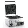 WAFFELEISEN EINZELPLATTE - MOD WM15 - AUS EDELSTAHL - FORM: Nr 1 WAFFEL cm 27,5 x 24,5 - EINPHASE 220-240V/1/50-60Hz - LEISTUNG W 1500 - ABMESSUNGEN cm B 34 x T 37 x H 24/58