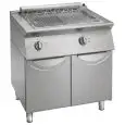 KONTAKTGRILL - MOD. GL74GE - GRILLEN DIREKT AUF HEIZELEMENTEN - 1 NEUTRALER UNTERBAU MIT TÜR - DREIPHASIG - PRODUKTMASSE IN CM (B x T x H): 80 X 70 X 90 - Gewicht: 80 kg