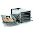 Dörrgerät - MOD. FD3214/4 - Gehäuse aus Edelstahl - horizontale warme Luftströmungen bei konstanter Temperatur - 4 Einschübe - Leistung: 630 W - Produktmaße (B x T x H): 33 x 53 x 31 - CE Kennzeichnung