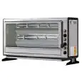 Vertikaler Elektro-Hähnchengrill - Mod. ELBA12/PE - Kapazität: 12 Hähnchen - 3 Spieße aus Edelstahl 12 x 12 mm, Länge: 76 cm - Heizelemente und Schalter- Leistung 5,5 Kw - Anschlusswert:  400 V Dreiphasenwechselstrom- Produktmaße (B x T x H): 92,1 x 37,1 