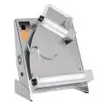 TEIGAUSROLLMASCHINE - 2 ROLLENPAARE (obere Rolle geneigt) mod. DSA 310  - Rollenlänge 30 cm - Leistung hp 0,33 - 230 V einphasig - Abmessungen in cm (BxTxH): 47,5 x 37,5 x 66 - Gewicht 28 Kg - CE-Norm