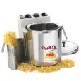 Elektro-Nudelkocher-Tischgerät - MOD. CP 2098 - 1 Nudelbecken: 4,5 Liter - einphasig 230V - Produktmaße in cm (B x T x H): 48 x 40 x 35 - CE Kennzeichnung