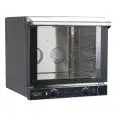 ELEKTRO-KONVEKTIONSOFEN MIT GRILL FÜR GASTRONOMIE, KONDITOREI UND BÄCKEREI - NERONE - MOD. EKO 4 MEC GRILL - KLAPPTÜR - EINPHASIGE STROMVERSORGUNG 230V/1/50Hz - LEISTUNG 3,35 kW + 1,7 kW GRILL - KAPAZITÄT: 4 BLECHE/GRILLS 43,5 x 35 cm ODER 4 BLECHE/GRILLS