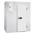TiefKühlzelle / Kältemodule - Wandstärke: 10 cm - mit Boden - H 260 - mit 1 Tür: 80 cm x 185 h - ohne Kühlaggregat