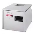 BESTECKPOLIERMASCHINE - Mod. SAM-3001 - TISCHMODELL MIT AUSGANGSVENTILATOR - STÜNDLICHE PRODUKTION 3000 STÜCKE - EINPHASIGE SPANNUNG VON 230V/1/50Hz - ABMESSUNG cm B 48,9 x T 65,2 x H 41,2 - CE-NORM