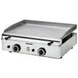 GAS - GRILLPLATTE - TISCHGERÄT - Mod. SPG-601 - Glatte Stahlplatte - Leistung W 5500 - Kochfläche cm B 58,3 x T 39,5 - Produktmaße (BxTxH) cm 60 x 50,7 x 23,4 - CE-Norm