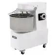 SPIRALTEIGKNETMASCHINE MIT FESTEM KOPF mod. IBT15 - ANSCHLUSS V 400 dreiphasig - Kesselvolumen: 16 Liter - Teigkapazität: 12 Kg - Leistung Kw 0,75 - CE-Norm