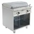 GAS-LAVASTEINGRILL - Mod. G7DV2CDC - offener Unterbau - Leistung: 16 kW - Produktmaße in cm (BxTxH): 80 x 70 x 85 - EG-Norm