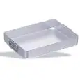 RECHTECKIGE BRATPFANNEN MIT FALLGRIFFEN AUS ALUMINIUM