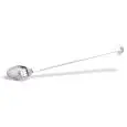 GELOCHTER LÖFFEL AUS EDELSTAHL - GRIFFLÄNGE: 37 cm - GESAMTLÄNGE: 44 cm