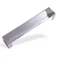 DREIECKIGE TORTENFORM AUS EDELSTAHL - HÖHE: 6 cm