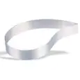 TRÄNENFORM AUS EDELSTAHL - HÖHE: 4,5 cm