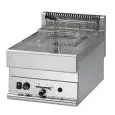 GAS TISCHFRITTEUSE - LINIE M - MOD. 65/40 FRG - 1 Becken: 8 Liter Öl - Leistung: 6,8 kW - Produktmaße in cm (B x T x H): 40 x 65 x 30 - EG-Norm