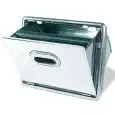 EDELSTAHL KAFFEETRICHTER - Linea 3000 - Mod. 3075 + 1075/C - Sitzloch cm L 35 x T 24,7 x 28,2 H