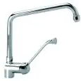 WASCHBECKENARMATUR - Mod 480 - Einloch-Mischbatterie - langer Hebel