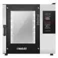 ELEKTRO KOMBI-BACKOFEN MIT HEISSLUFT UND DAMPF, TOUCH-BEDIENUNG - Cod. BISTROT 665E - GEEIGNET FÜR BÄCKEREIEN UND KONDITOREIEN - Kapazität: 6 Bleche im Format 40x60 cm  oder 46x66 cm - Leistung: 10 kW - Anschlusswerte: 230/400 V 50/60 Hz - max.Temperatur: