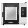 ELEKTRO KOMBI-BACKOFEN MIT HEISSLUFT UND DAMPF, DIGITALE STEUERUNG - Cod. GOURMET 621E - GEEIGNET FÜR GASTRONOMIEBETRIEBE - Kapazität: 6 GN 2/1 Bleche (65x53 cm) oder 12 x GN 1/1 (32,5x53 cm) - Leistung: 17,5 kW - Anschlusswert: 230/400 V 50/60 Hz - max.T