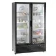 Kombinierte Kühlvitrine TN + BT mit einem Fassungsvermögen von 820 Litern und einer Temperatur von 0°C bis +10°C und von -18°C bis -23°C Bartscher 700899