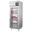 REIFESCHRANK FÜR FLEISCH UND KONSERVIERUNG - MOD. 91CTV - INDUSTRIE 4.0 - TOUCHSCREEN-PANEL - FEUCHTIGKEITSREGELUNG - BETRIEBSTEMPERATUR -6°C/+40°C - KAPAZITÄT 80 kg - 1 GLASTÜR - ABMESSUNGEN cm B 79 x T 101 x H 209 - CE-STANDARD