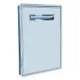 EINZELNE EDELSTAHLTÜR - Linea 8 - Mod. 8SS60 - Austauschbare magnetische Dichtung - Sitzloch cm B 44,2 x H 60,2
