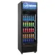 Kühlvitrine für Getränke mit kapazität Lt 340 und temperaturen von +2 bis +10 °C Amitek AK401RGB