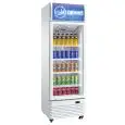 Kühlvitrine für Getränke mit kapazität Lt 340 und temperaturen von +2 bis +10 °C Amitek AK401RG
